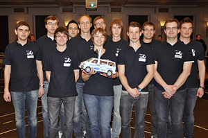 Das Siegerteam der Technischen Universität Braunschweig 