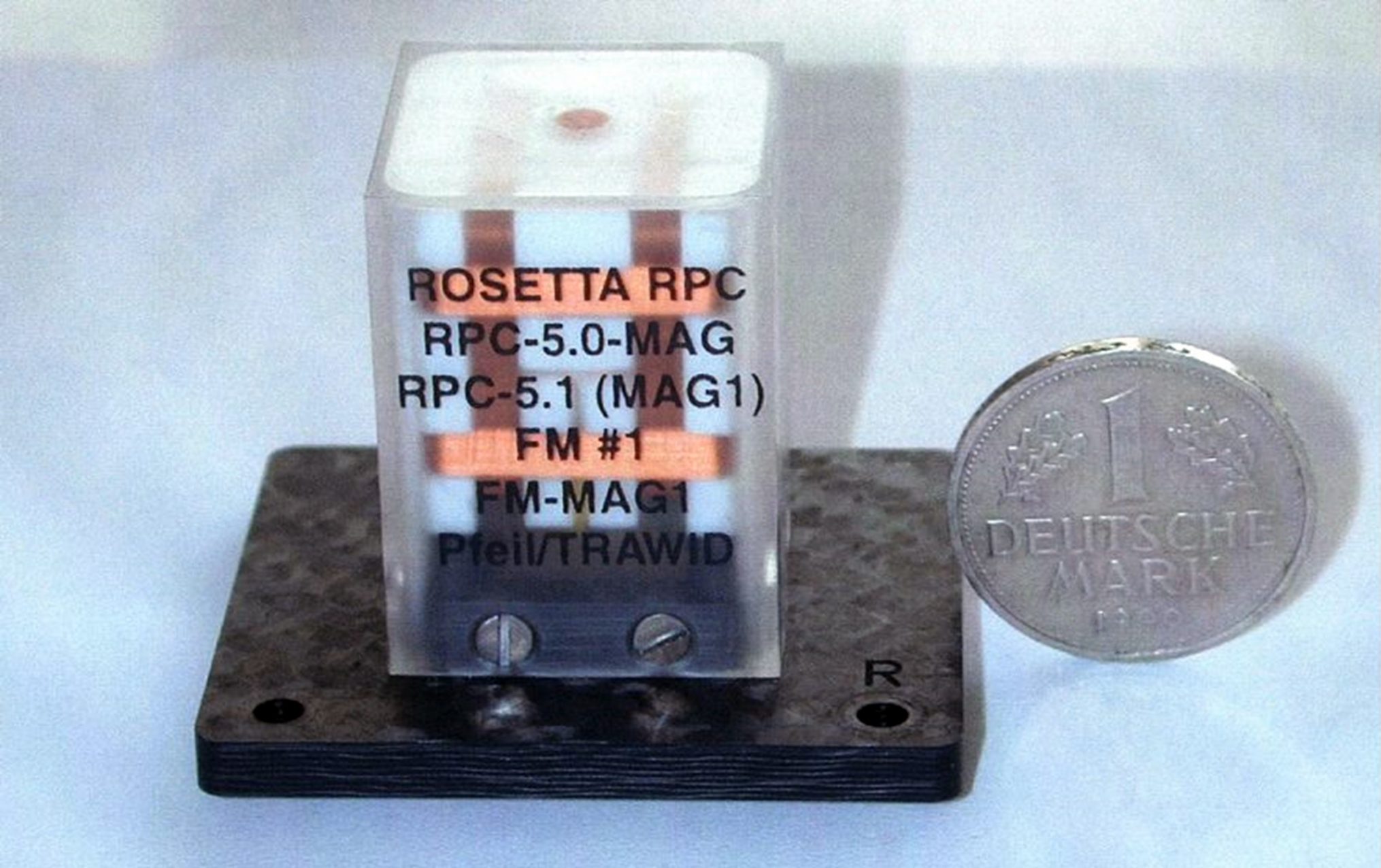 Das „RPC-MAG“-Magnetomters der Braunschweiger Astrophysiker, das auf der Weltraumsonde „ROSETTA“ eingesetzt ist. (IGEP/TU Braunschweig)