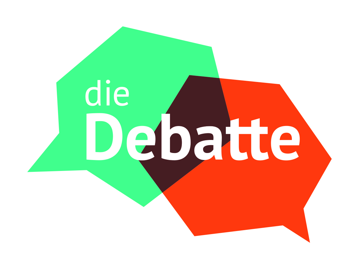 Logo: "Die Debatte" Bildnachweis: Wissenschaft im Dialog.