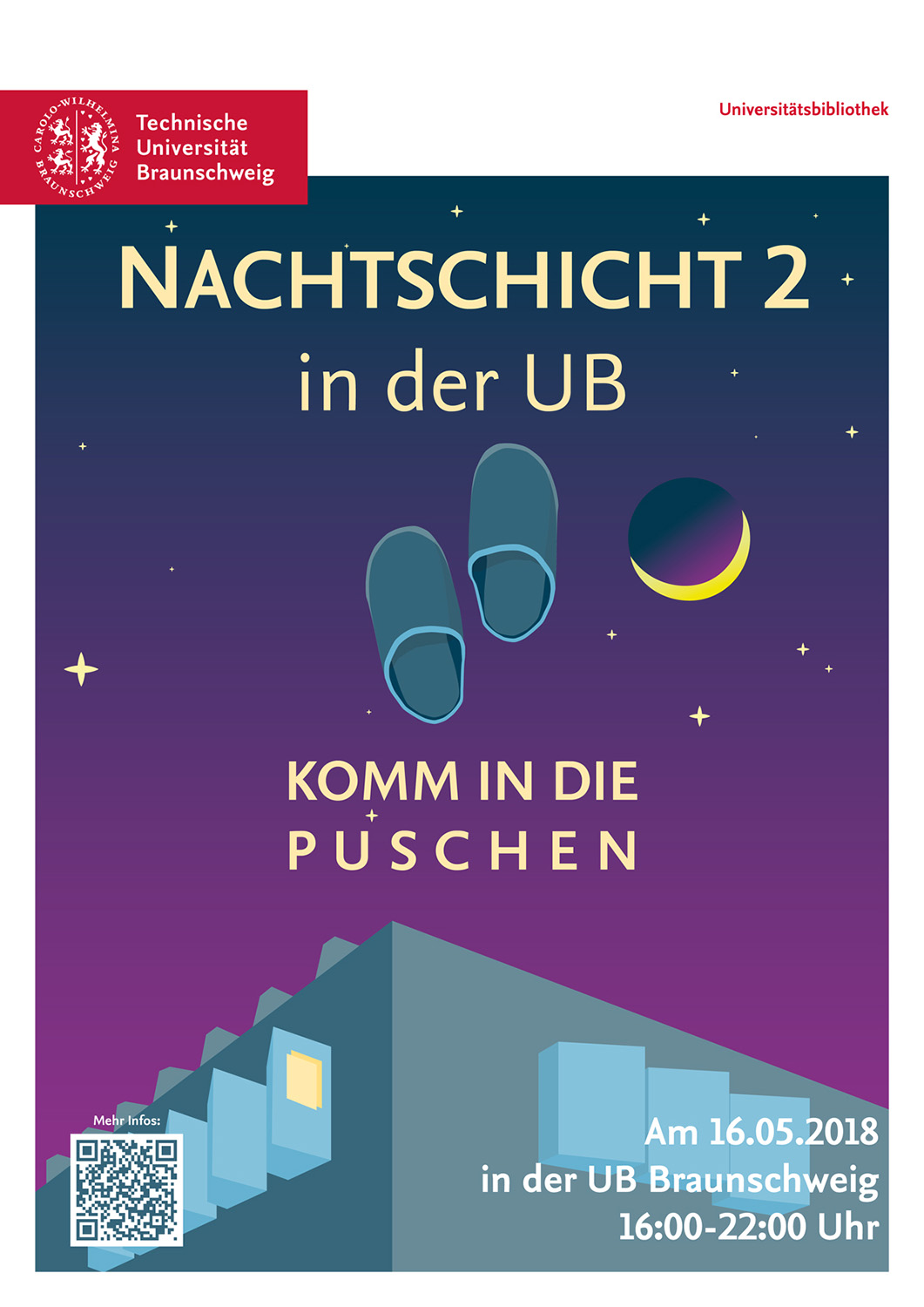 Nachtschicht 2 in der UB Plakat