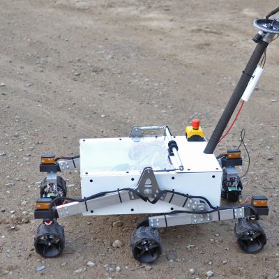 Mars-Rover „Orthos“ im aktuellen Bauzustand.