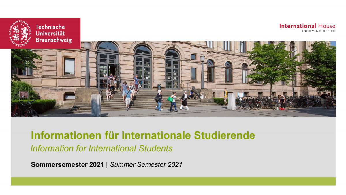 Online-Infoveranstaltung Für Neue Internationale Studierende - TU ...