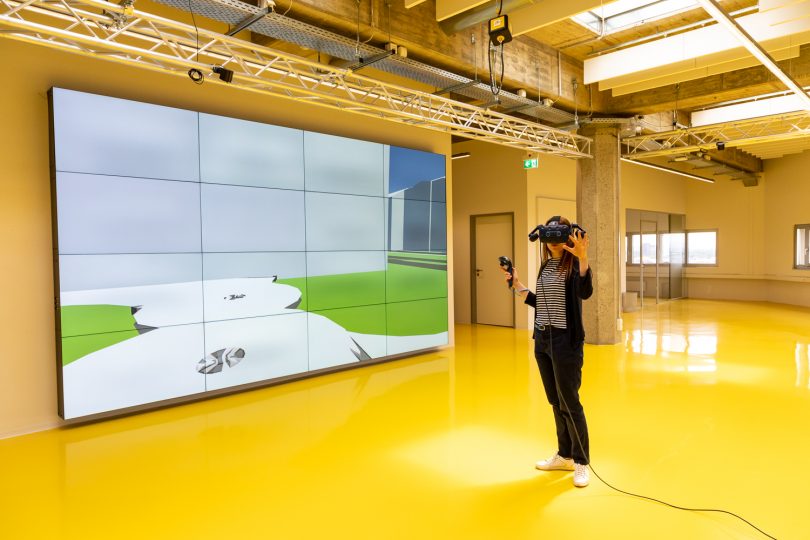 VR-Experiment: Welchen Weg wähle ich? Bildnachweis: Kristina Rottig/TU Braunschweig