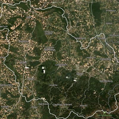 Northern Harz and Harz foreland in May 2018. Photo credit: Planet Labs PBC, CC BY-NC-SA 2.0