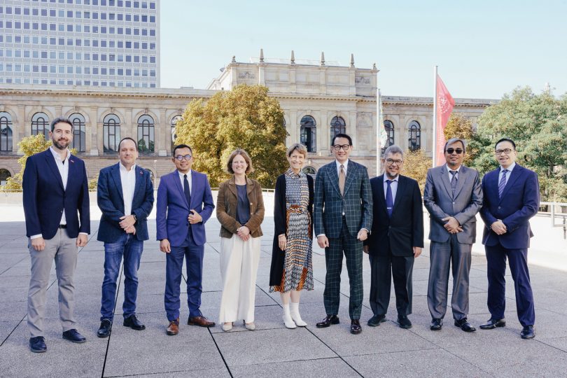 Besuch der indonesischen Delegation an der TU Braunschweig. Bildnachweis: TU Braunschweig