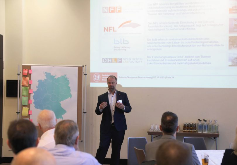 Workshop zur Stärkung des regionalen Batterie-Ökosystems in Braunschweig.